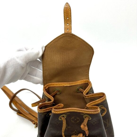 LOUIS VUITTON M51137 Mini Montsouris Bag Backpack MonogramCanvas Brown - Picture 2 of 15